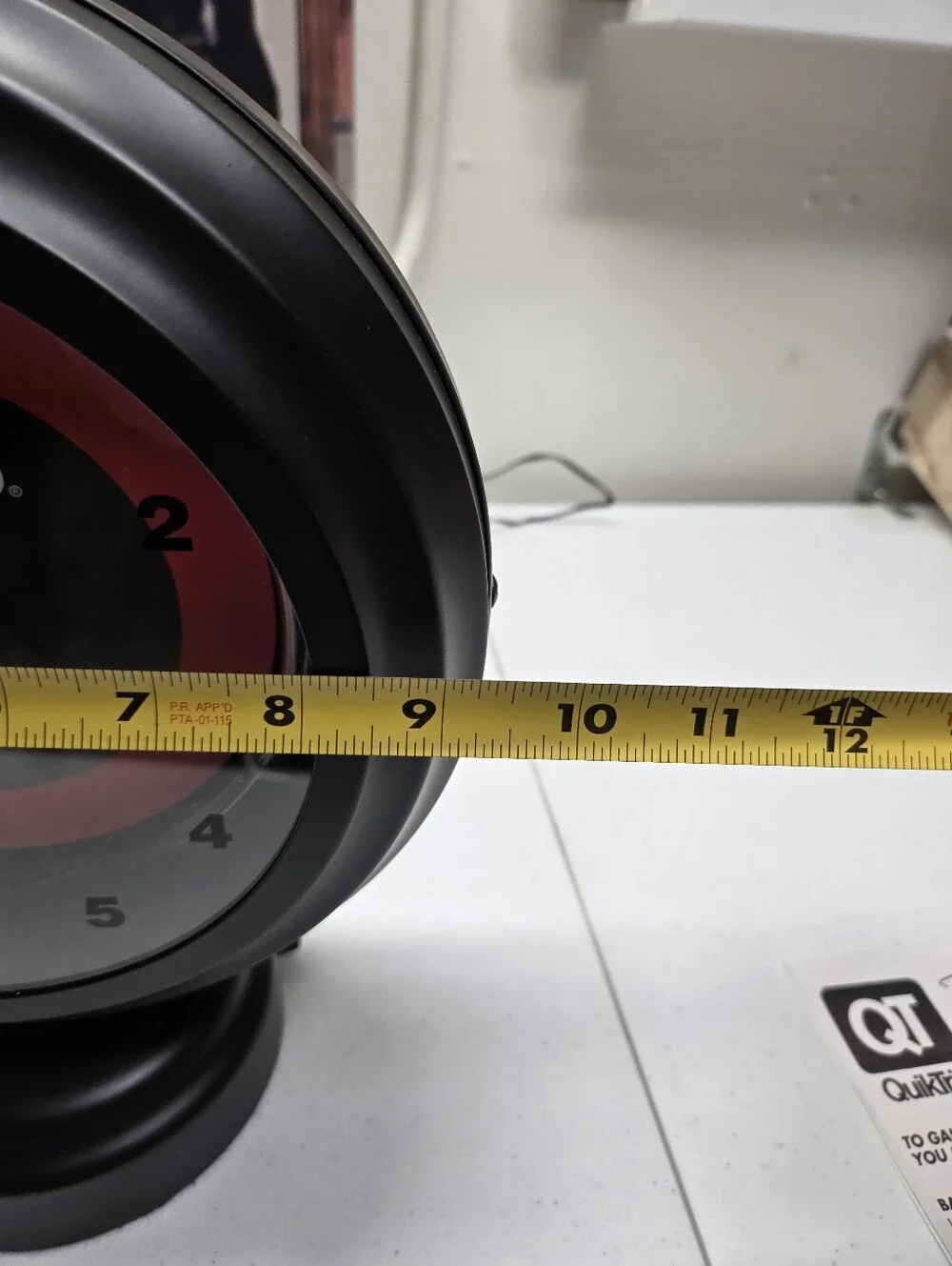 QuikTrip QT Gas Pump Globe Style Neon Clock/Lamp Excellent Condition. See Pics.